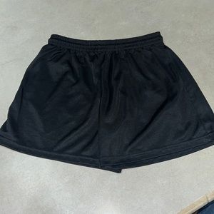 Score Youth Large Shorts Black Drawstring Waist
